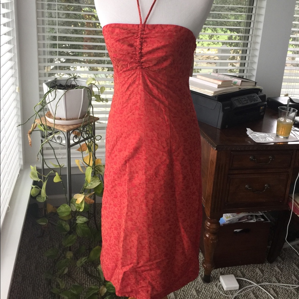 Asian inspired dress.