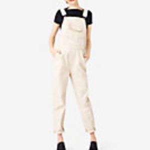 Kate Spade Saturday beige jeans overalls size S