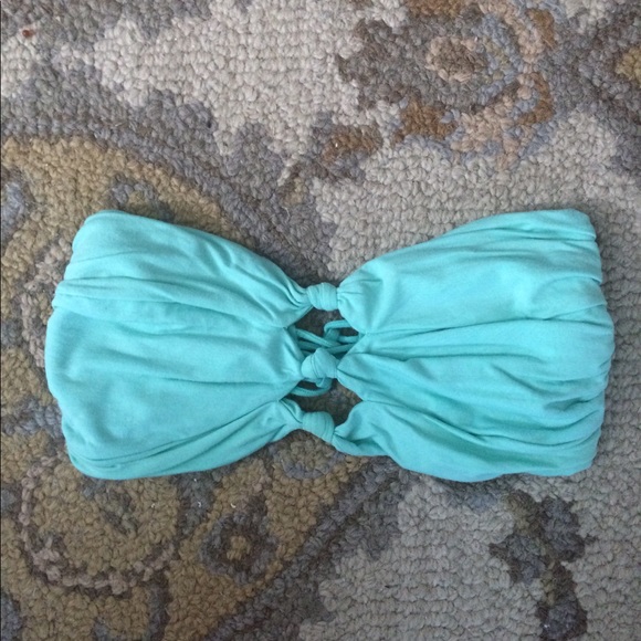 Sea Foam Green Bikini Top - Picture 1 of 5