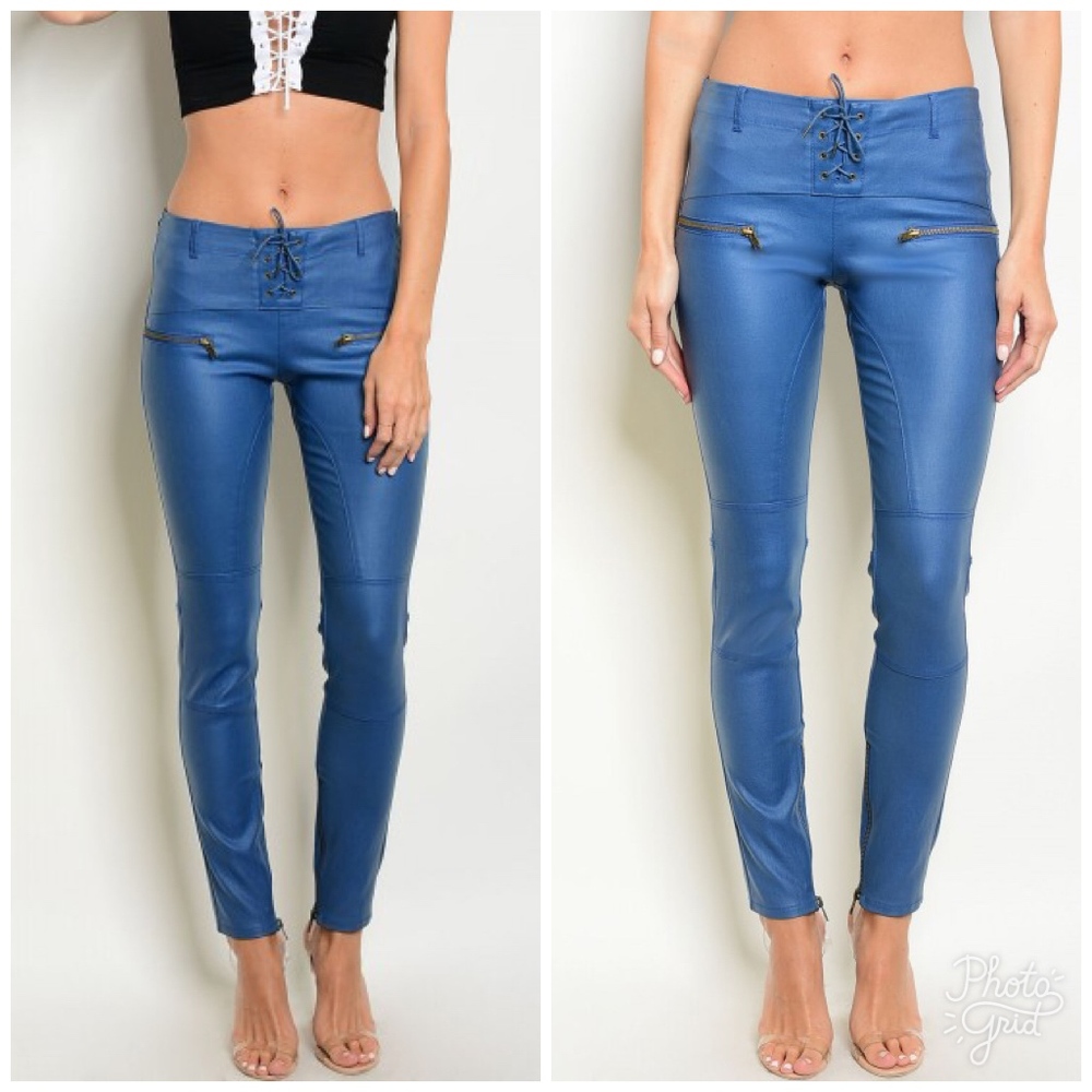 Blue Wax Denim Jeans