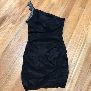 Beautiful black dress.