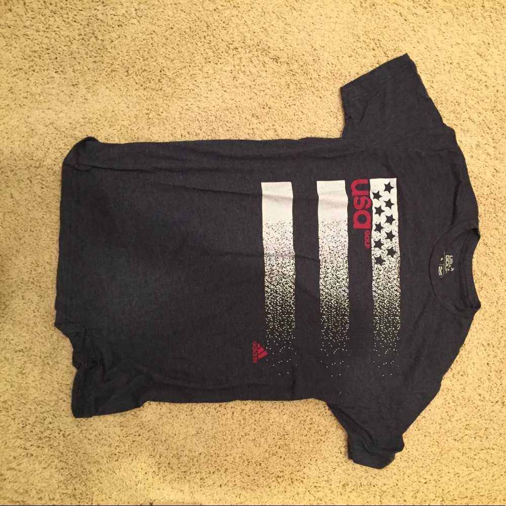 ADIDAS OFFICIAL MENS USA GOLF SHIRT