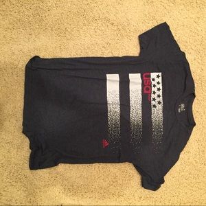 ADIDAS OFFICIAL MENS USA GOLF SHIRT