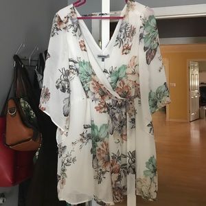 NWOT Floral Romper