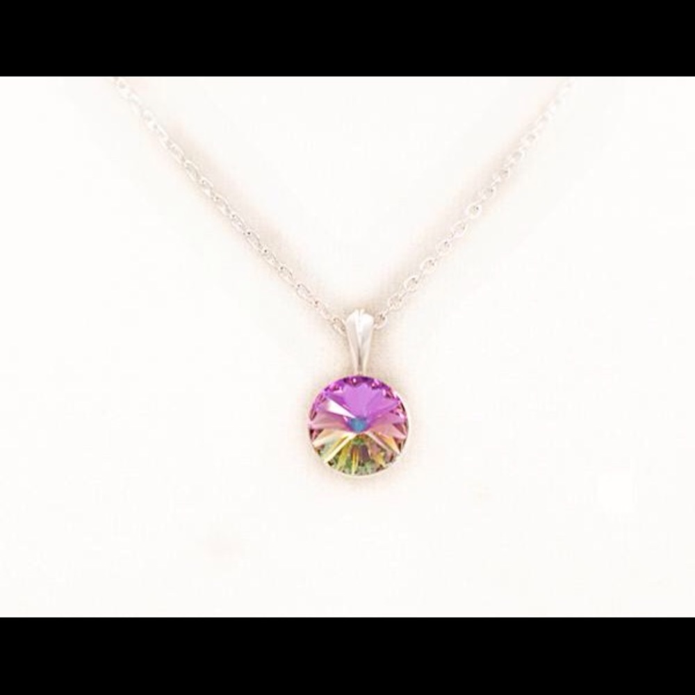 Vitrail Swarovski Crystal Pendant Necklace