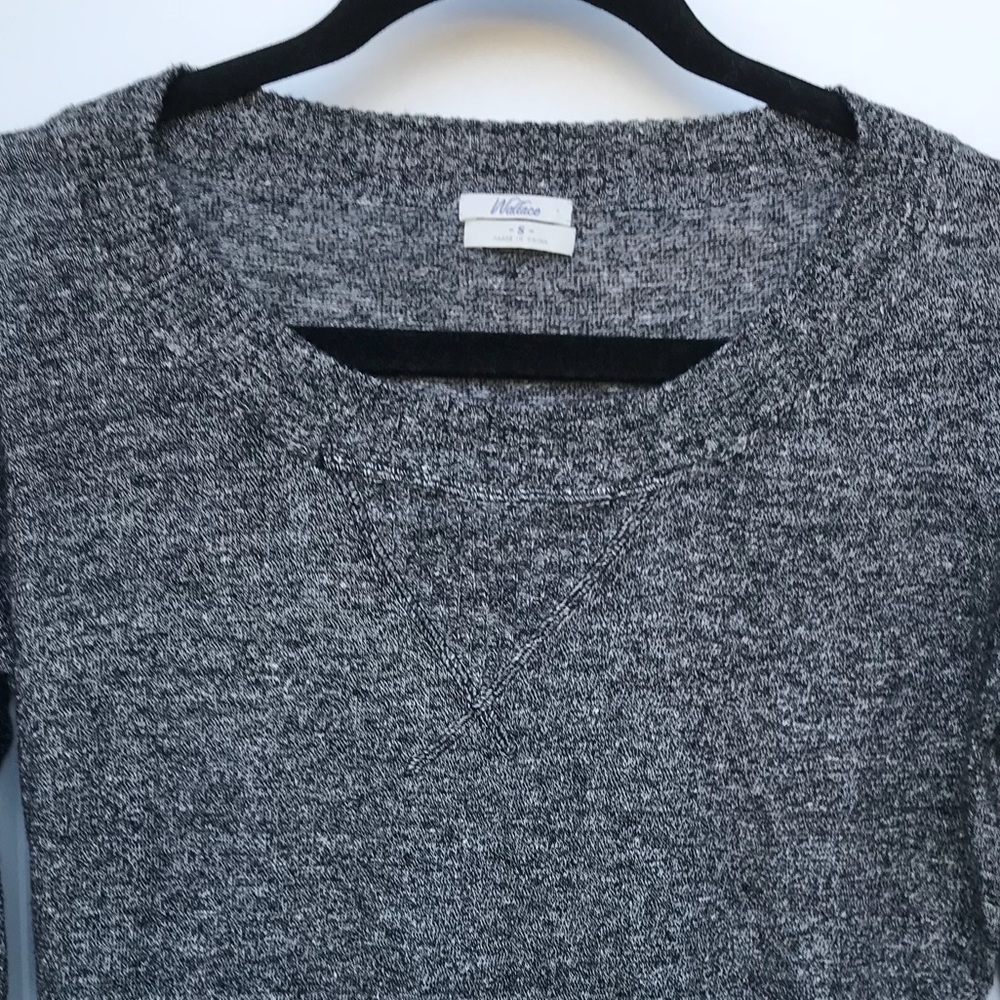 Madewell Wallace Heathered Grey Sweater