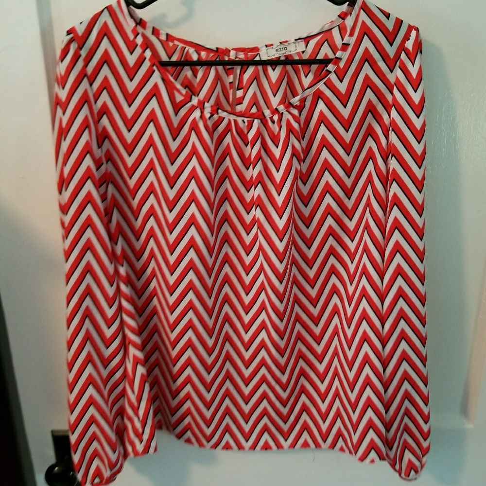 Ezra chevron top