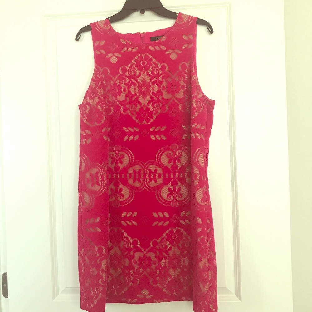 🌟HOT Cynthia Steffe Velvet Lace Cocktail Dress