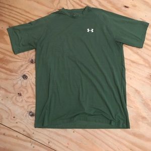 Green Loose Fit Under Armour Training Shirt