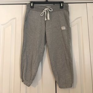 Aeropostale Drawstring Crop Fleece Sweatpants