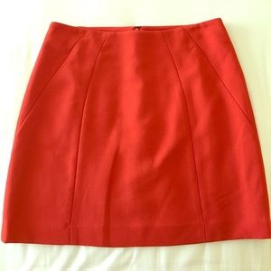 Ann Taylor Loft Redish-coral Skirt
