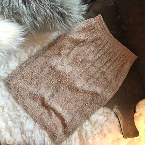 Gorgeous Nude Beaded Skirt