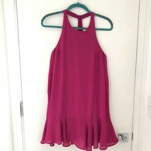 URBAN OUTFITTERS: Vivid Pink Swing Dress