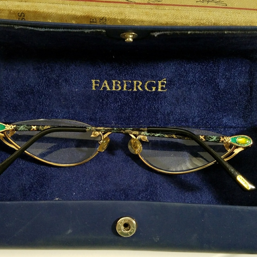 Faberge reading glasses