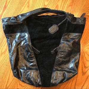 BCBG MAXAZRIA Leather and Suede bag