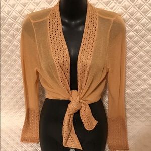 Thalia Sodi Knit Crop Tie Top