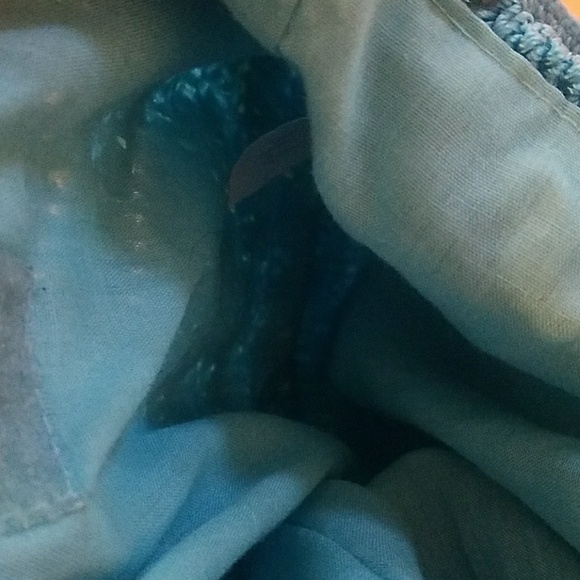 Turquoise Sequined Mini Purse - Picture 3 of 5