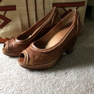 Frye peep toes
