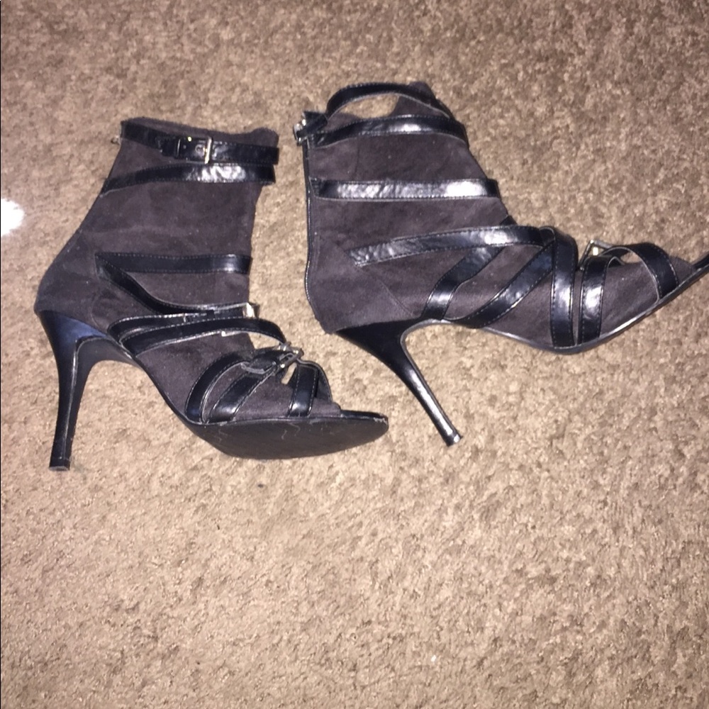 Strappy booties