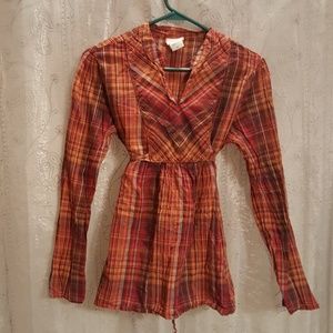 Motherhood Plaid Shirt