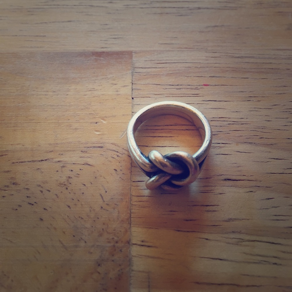 James Avery love knot ring