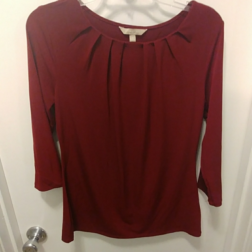Maroon blouse