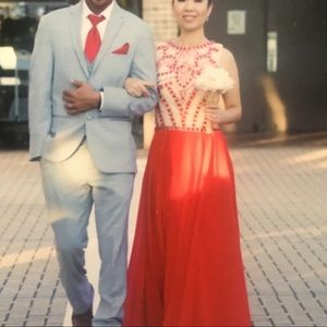 RED PROM DRESS