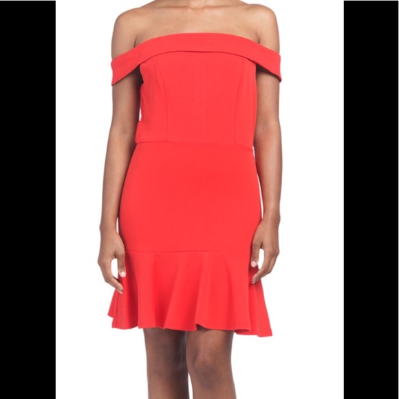“NWT” A.B.S. Off the Shoulder Cocktail Dress - Picture 3 of 5