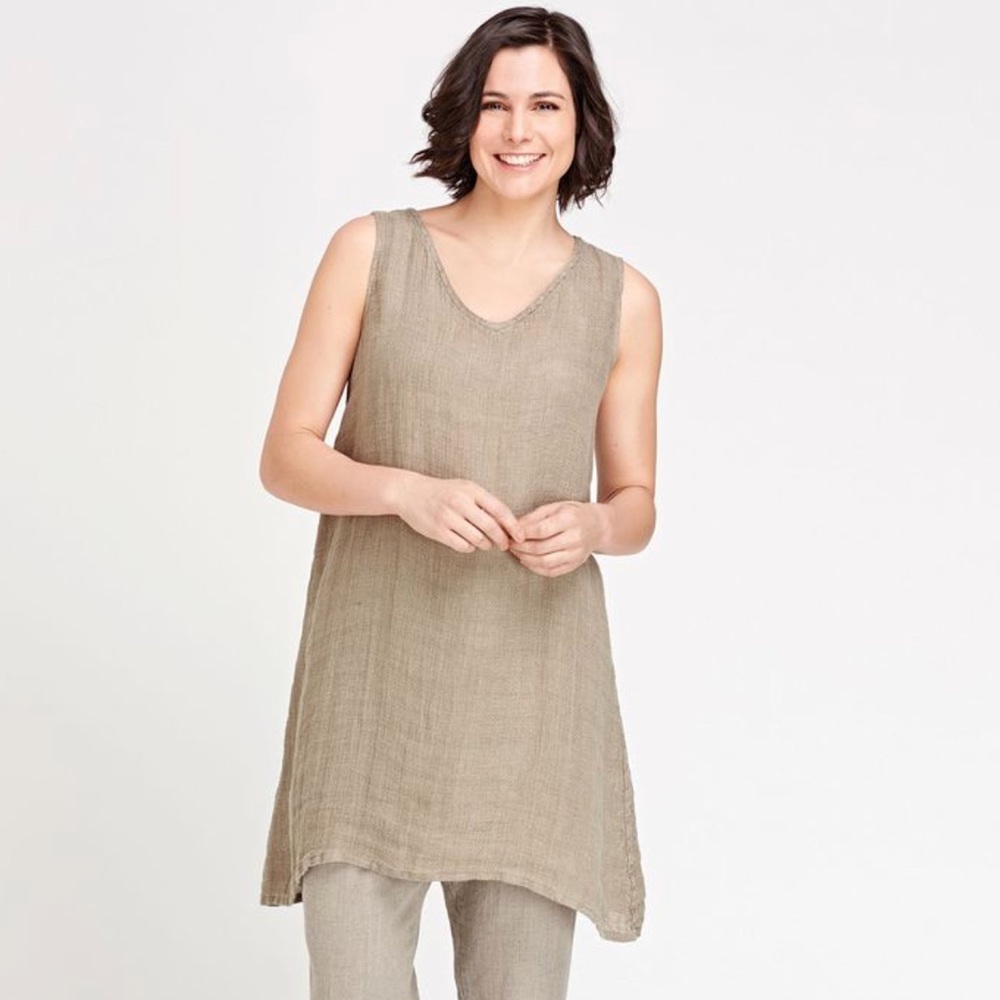 🌾 FLAX linen dress