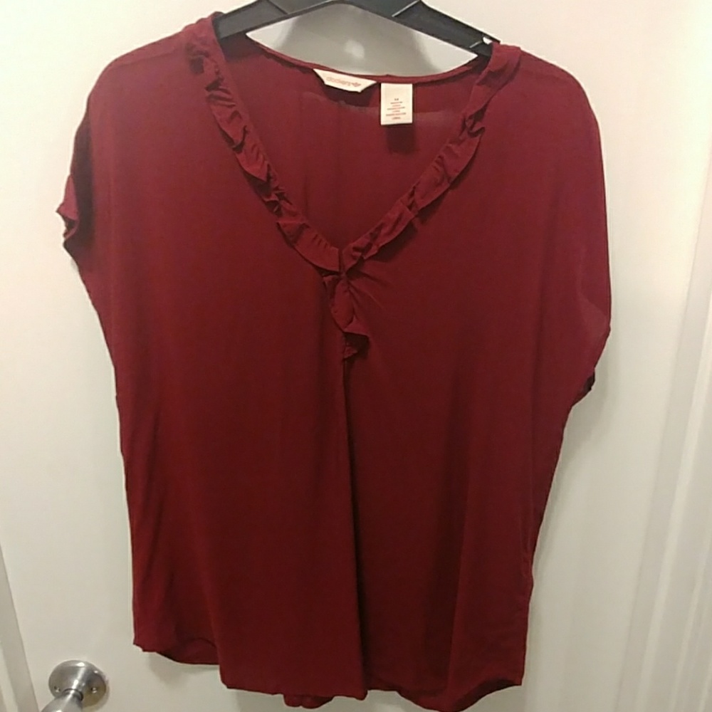Maroon blouse