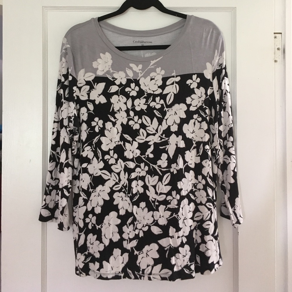 Craft & Borrow rayon pullover shirt