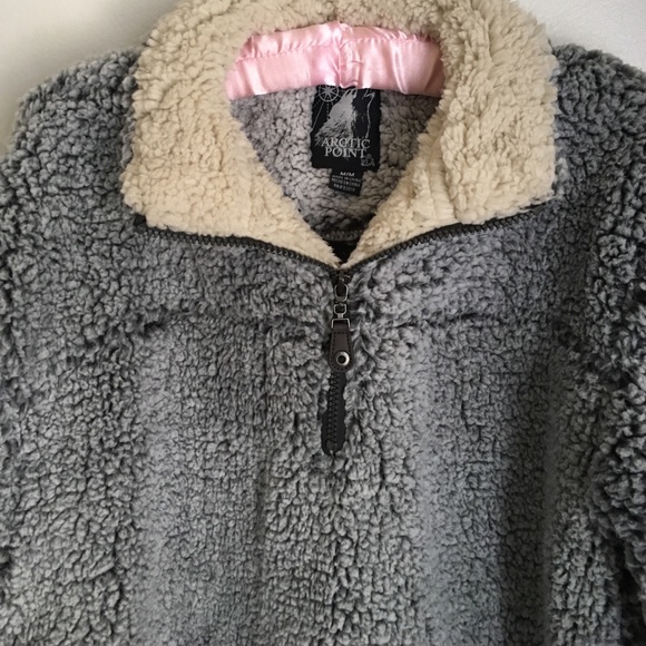 arctic point sherpa pullover