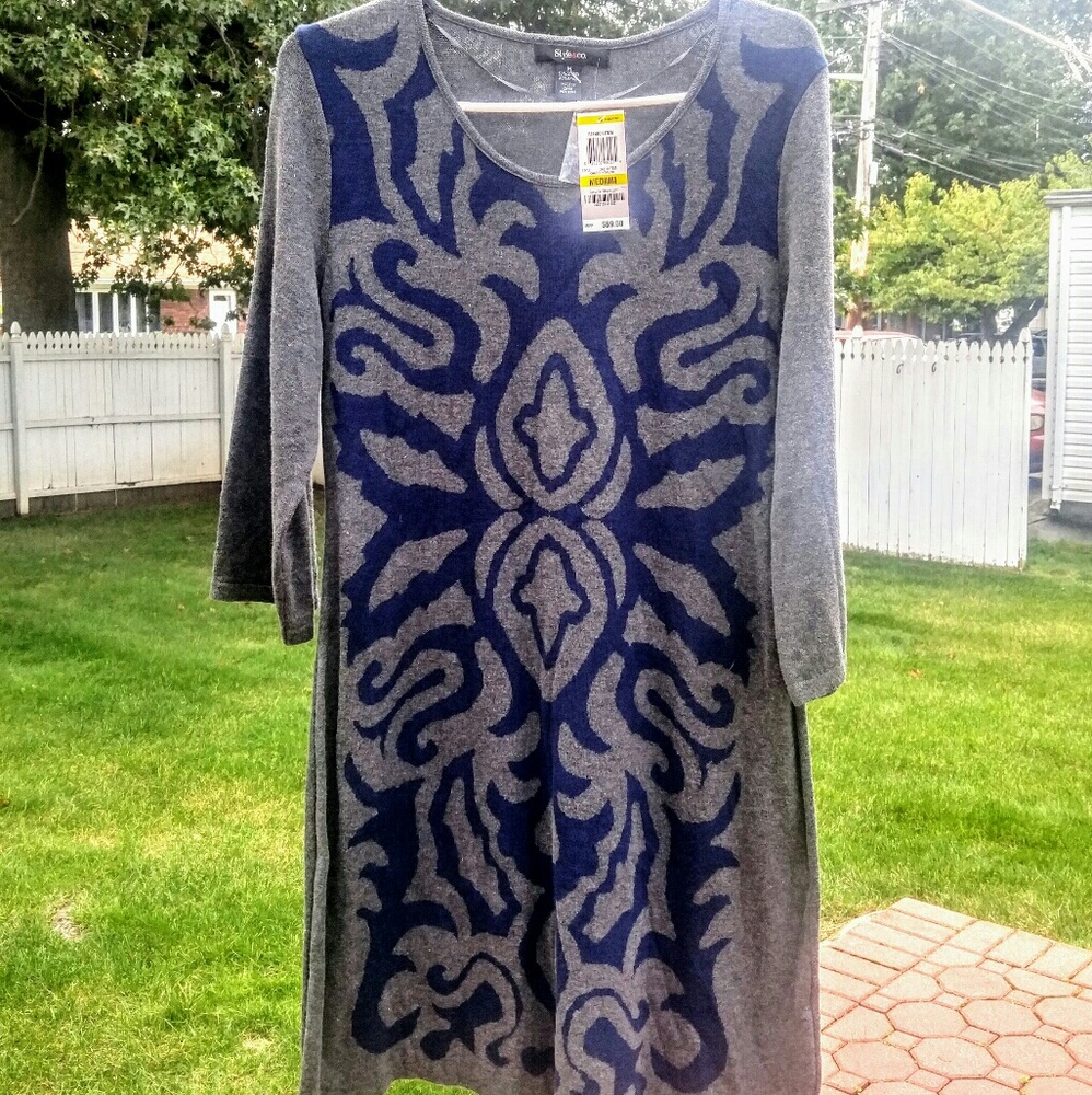 NWT Style & Co Sweater Dress + FREE gift