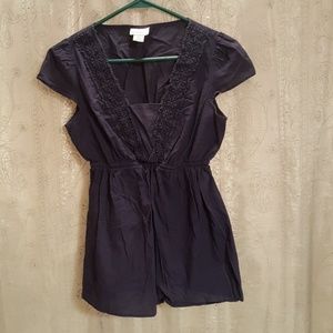 Motherhood Short-Sleeve Blouse