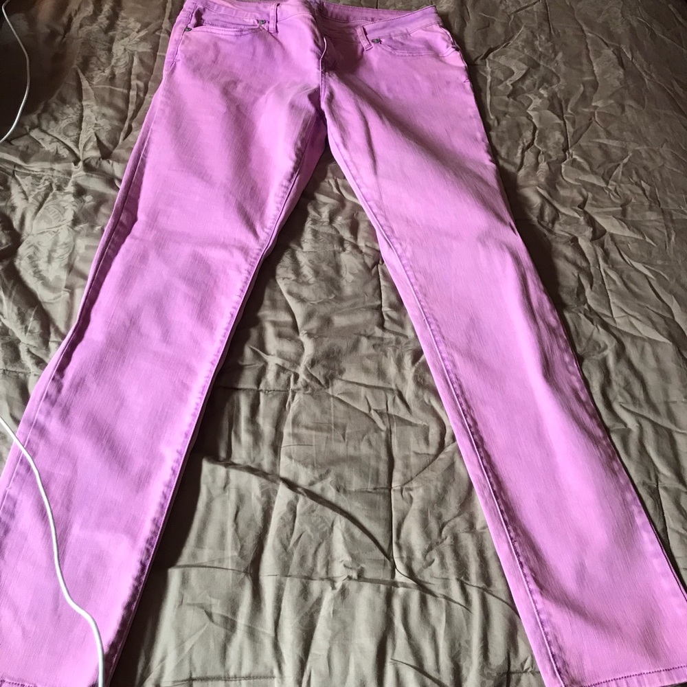 Lavender skinny jeans Aeropostale