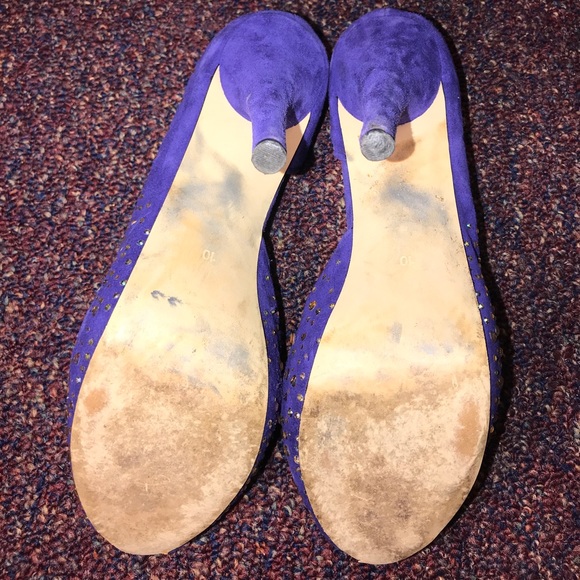 Steve Madden Royal Blue Peep Toe Shoes - Picture 4 of 4