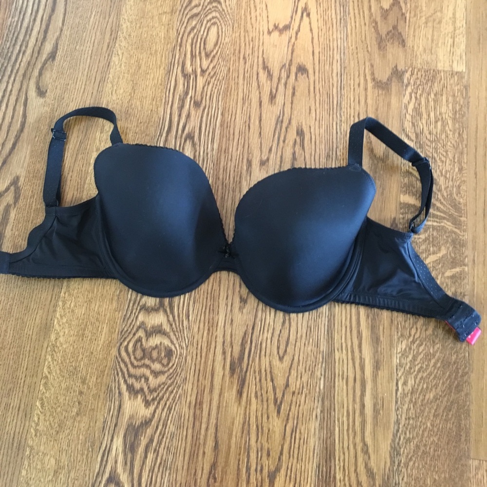 Cleo by Panache Black Plunge T-Shirt Bra