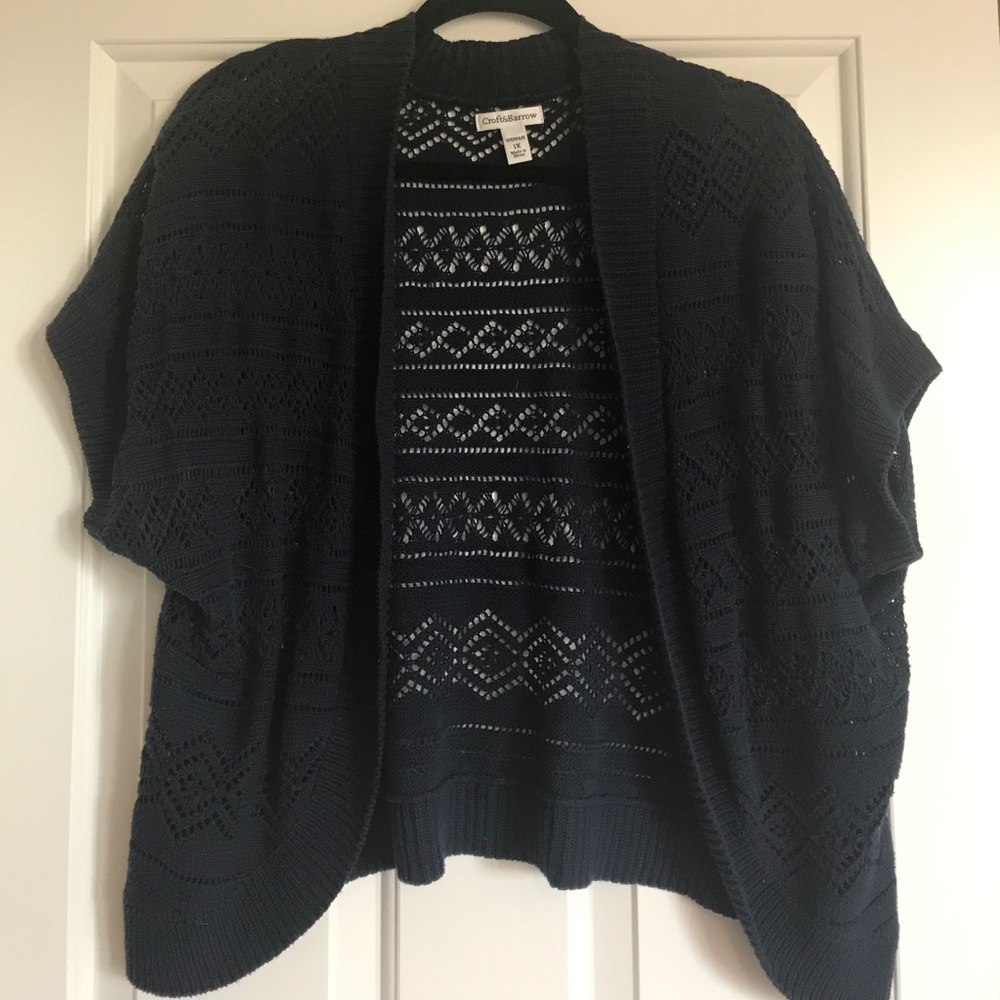 1X crochet sweater cardi