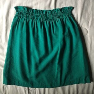 J.Crew City Mini Skirt in turquoise