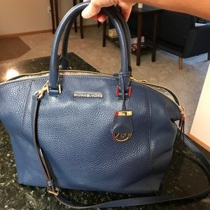 Navy Blue Michael Kors Purse/Tote