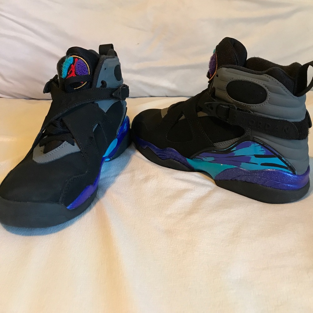Nike Air Jordan Children’s Retro Aqua 8 Size 5.5