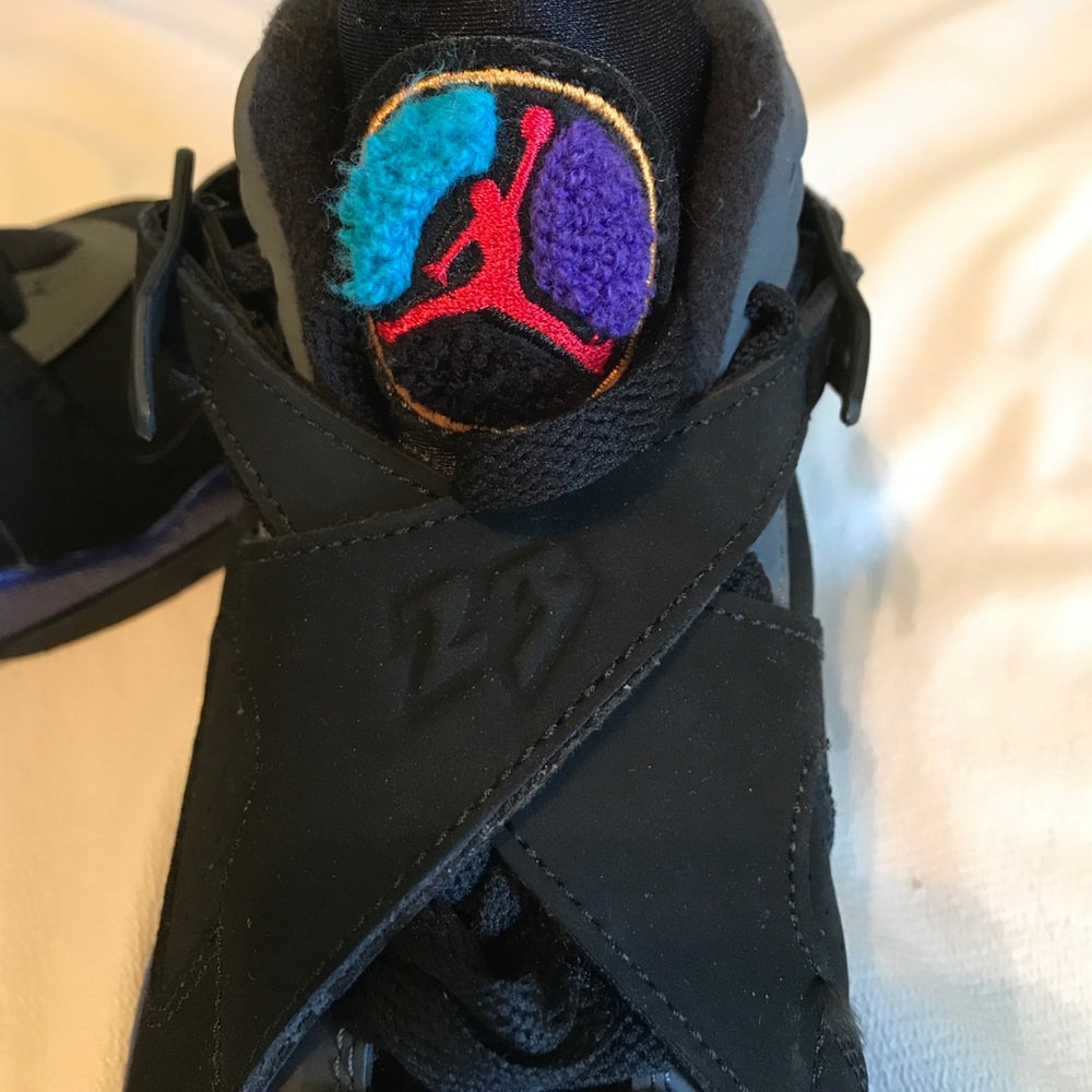 Nike Air Jordan Children’s Retro Aqua 8 Size 5.5 - Picture 8 of 8