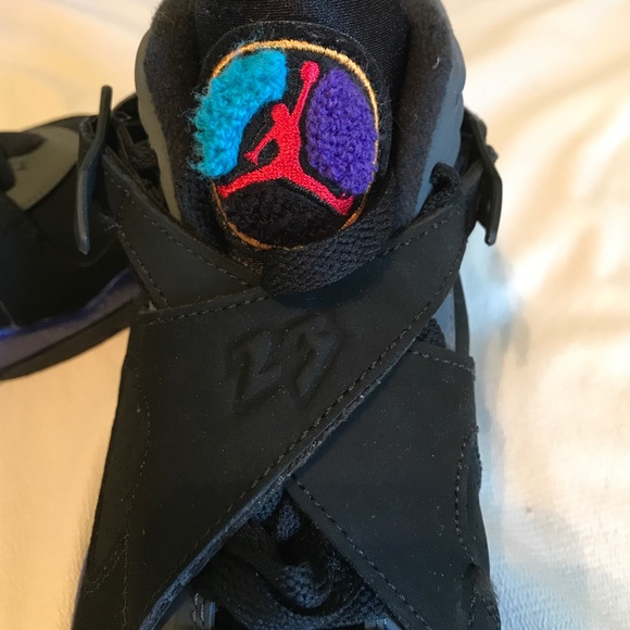 Nike Air Jordan Children’s Retro Aqua 8 Size 5.5 - Picture 8 of 8