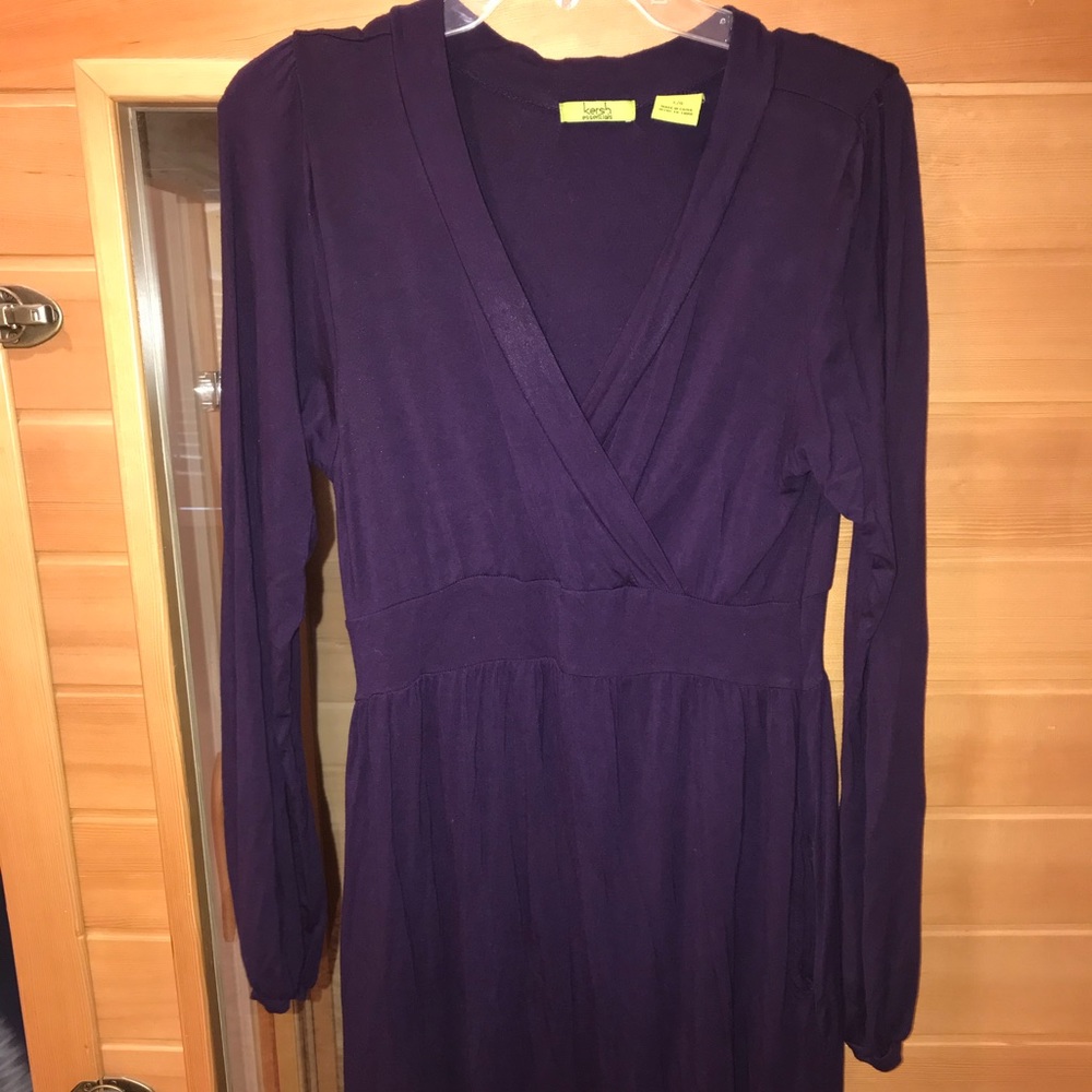 Kersh essentials dark purple dress