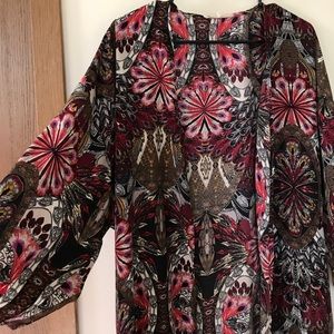 Patterned kimono