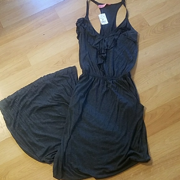 Soft Gray Maxi Dress NWT - Picture 1 of 6