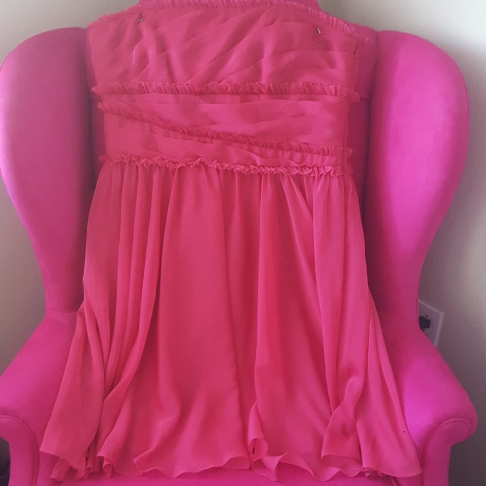 NWT Pink Monique Lhuillier Dress