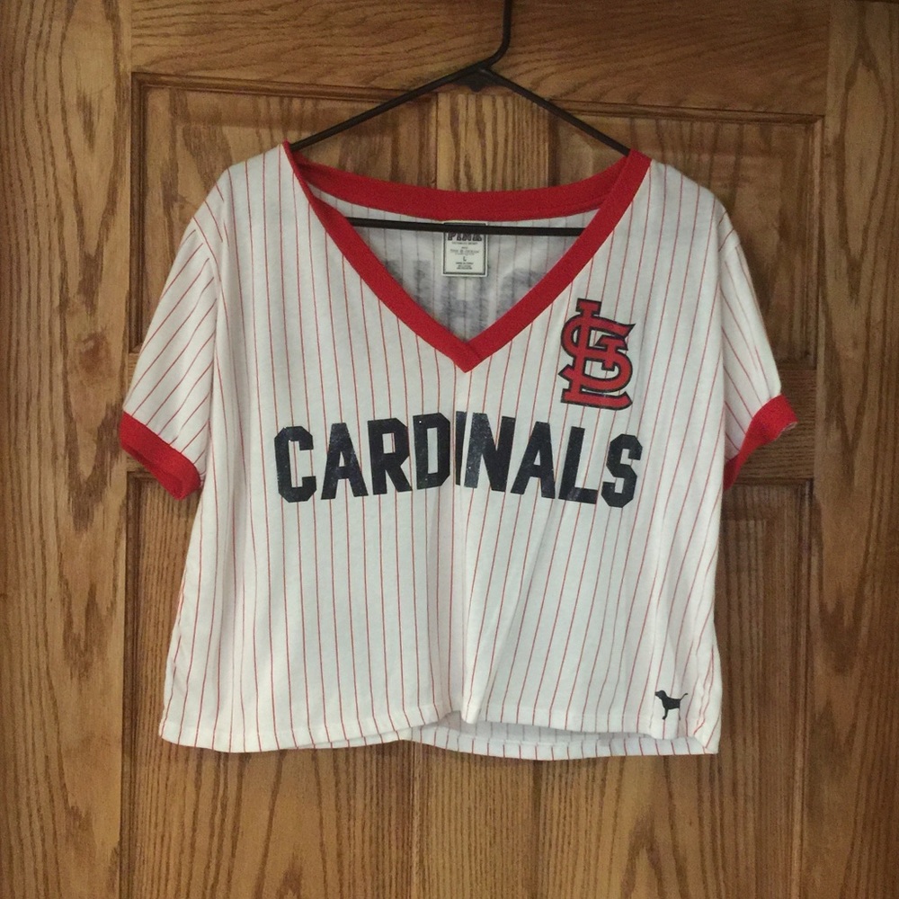 Victoria Secret's PINK STL Cardinal Crop Top