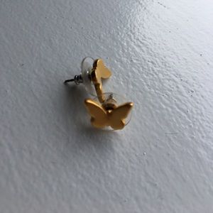 Small butterfly earrings