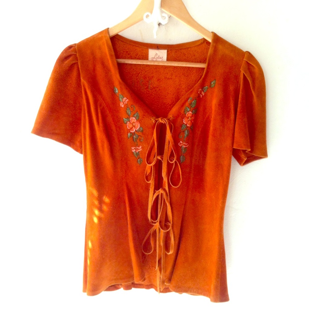 Authentic Vintage Deerskin Blouse